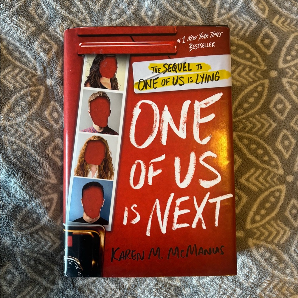 One of Us Is Next by Karen M. McManus - Young Adult Mystery Hardback Book
